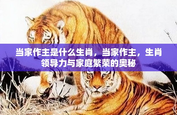 揭秘当家作主的生肖奥秘，领导力与家庭繁荣的关联