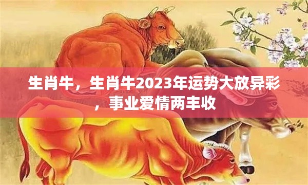 生肖牛2023年运势展望，事业爱情双丰收，运势大放异彩