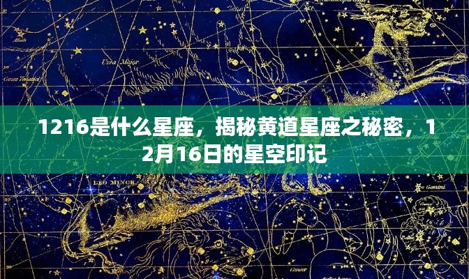 揭秘黄道星座之谜，12月16日的星空印记，探寻属于你的星座命运