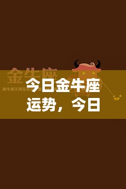 今日金牛座运势详解