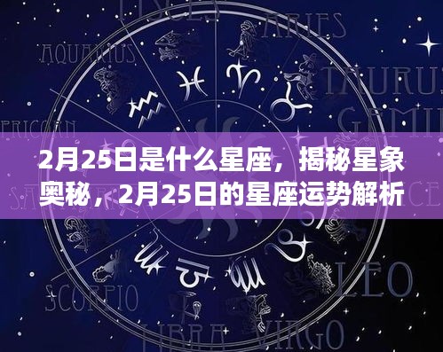 揭秘星象奥秘，2月25日星座运势解析及性格特征