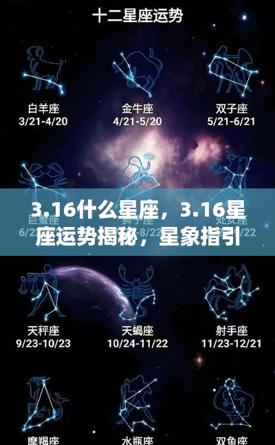 揭秘3月16日星座运势与星象指引，洞悉未来命运之轮转动方向