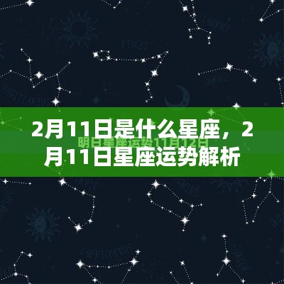 2月11日星座运势揭秘与解析