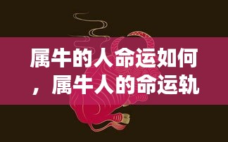 属牛人的命运轨迹，坚韧与机遇并存