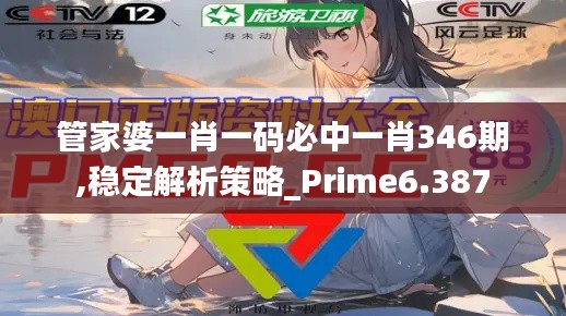 管家婆一肖一码必中一肖346期,稳定解析策略_Prime6.387