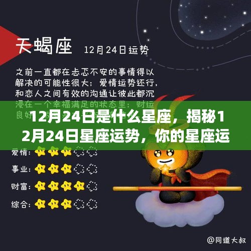 揭秘12月24日星座运势，你的星座运势如何？