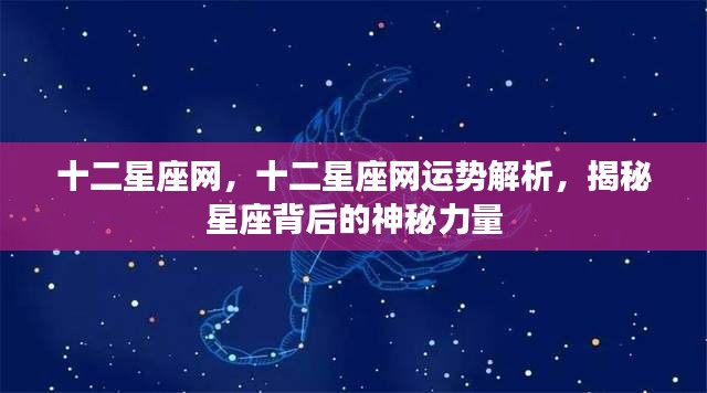 揭秘星座背后的神秘力量，十二星座运势深度解析