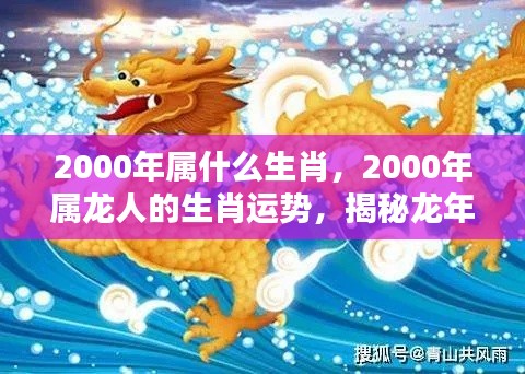 揭秘2000年属龙人的生肖运势与命运轮廓