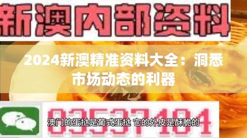 2024新澳精准资料大全：洞悉市场动态的利器