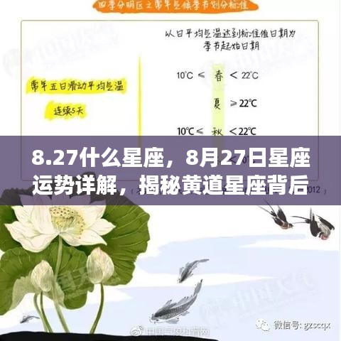 揭秘8月27日星座运势与黄道星座背后的秘密