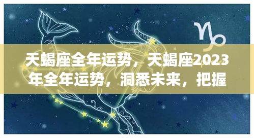 天蝎座2023年全年运势详解，洞悉未来，把握机遇，引领成功之路