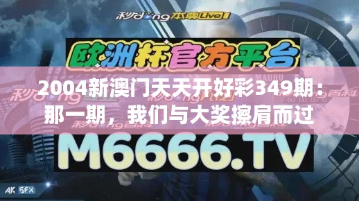 2004新澳门天天开好彩349期：那一期，我们与大奖擦肩而过