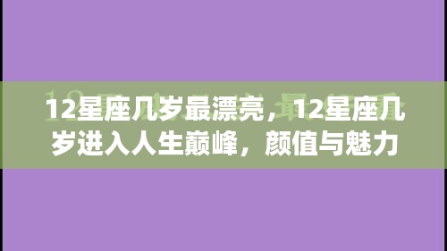 揭秘十二星座的颜值巅峰与人生巅峰，光辉岁月的星座魅力解析