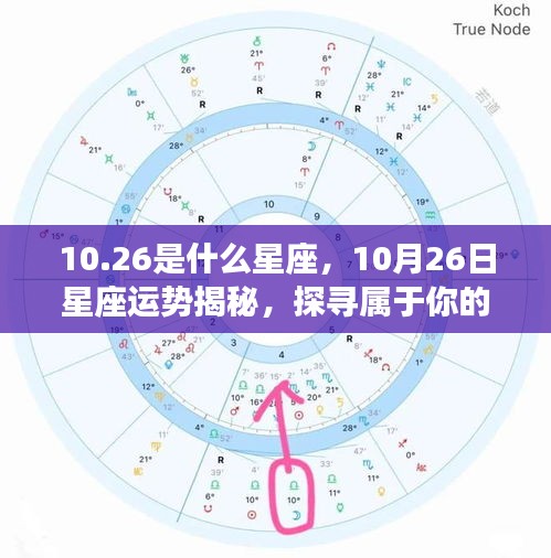 揭秘星座运势，探寻属于你的星辰轨迹，10月26日的星座运势揭晓