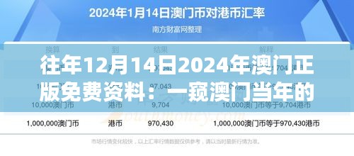 往年12月14日2024年澳门正版免费资料：一窥澳门当年的风采