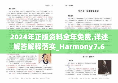 2024年正版资料全年免费,详述解答解释落实_Harmony7.652