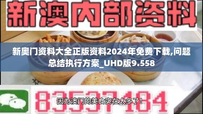 新奥门资料大全正版资料2024年免费下载,问题总结执行方案_UHD版9.558