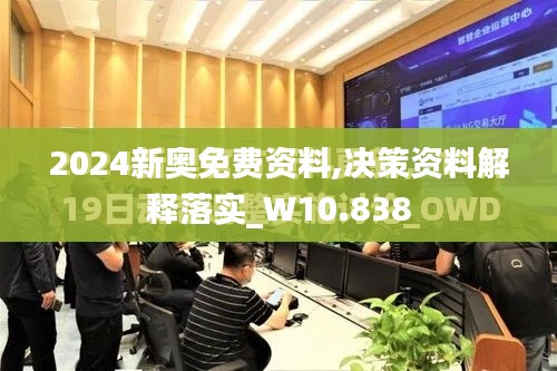 2024新奥免费资料,决策资料解释落实_W10.838