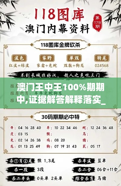 澳门王中王100%期期中,证据解答解释落实_特供版19.300