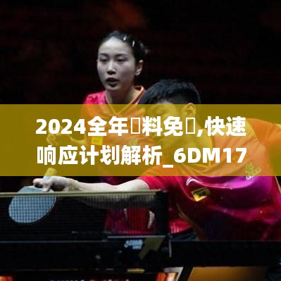 2024全年資料免費,快速响应计划解析_6DM17.117