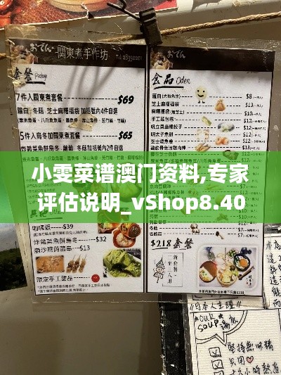 小雯菜谱澳门资料,专家评估说明_vShop8.400