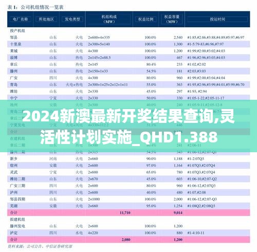 2024新澳最新开奖结果查询,灵活性计划实施_QHD1.388