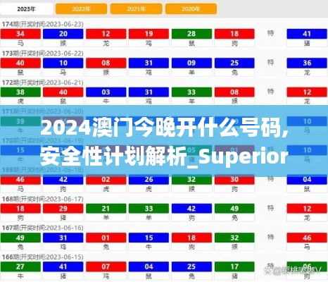 2024澳门今晚开什么号码,安全性计划解析_Superior2.668