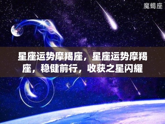 摩羯座星座运势，稳健前行，收获之星闪耀的光芒