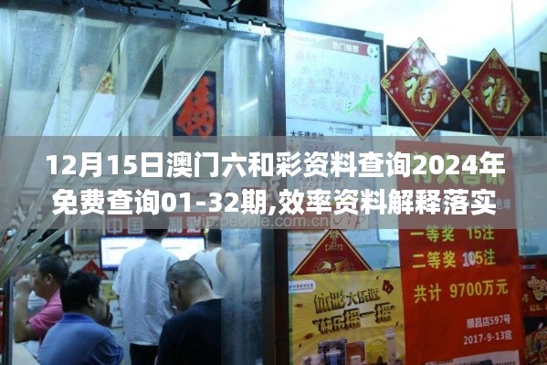 12月15日澳门六和彩资料查询2024年免费查询01-32期,效率资料解释落实_黄金版10.799