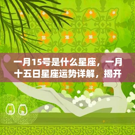 一月十五日星座运势揭秘，魔羯宫与水瓶宫的神秘面纱