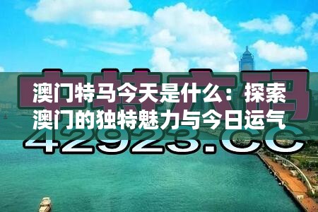 澳门特马今天是什么：探索澳门的独特魅力与今日运气