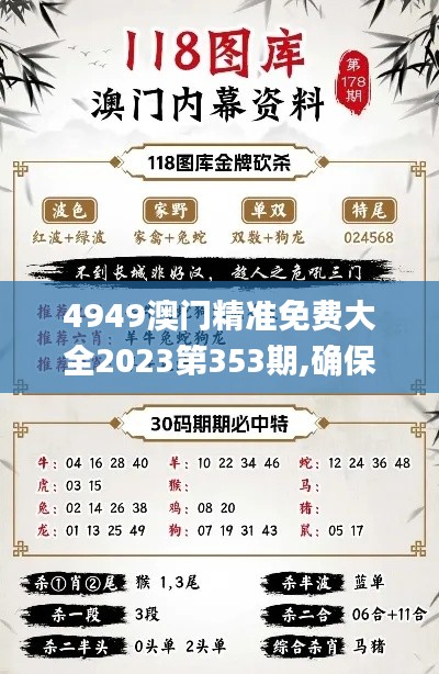 4949澳门精准免费大全2023第353期,确保成语解析_挑战款5.724