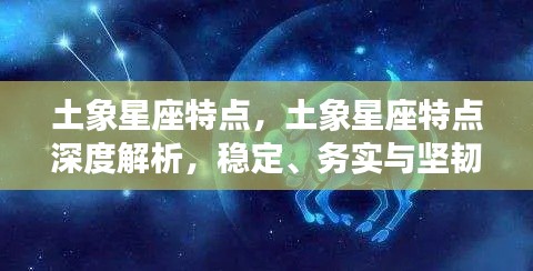 土象星座深度解析，稳定、务实与坚韧的人格魅力探索