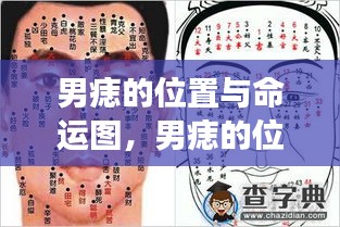 男痣位置揭秘，星座命运图里的神秘符号与运势解读