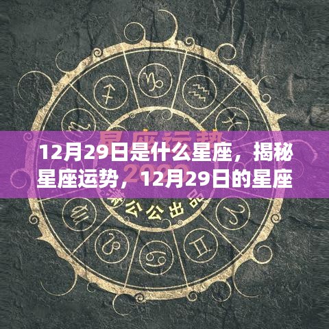 揭秘12月29日星座运势与特征，属于你的星座标签