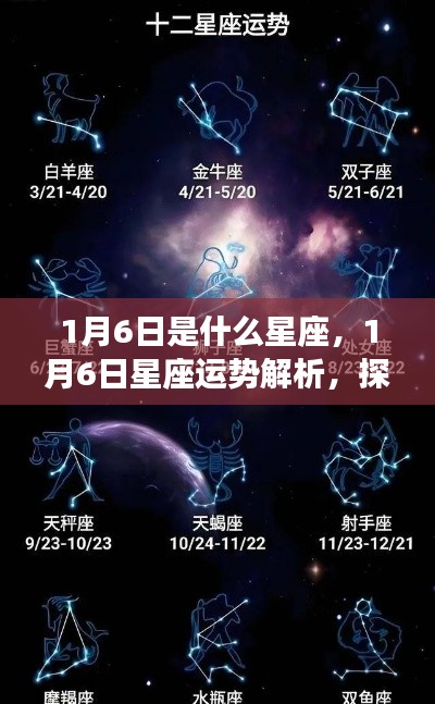 1月6日星座运势揭秘，探寻属于你的星辰轨迹，掌握未来运势走向