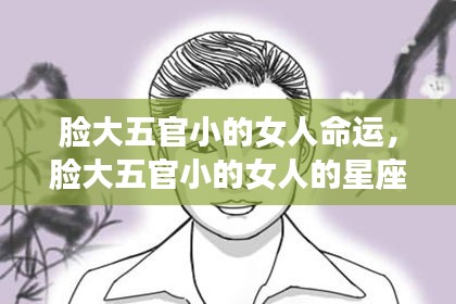 脸大五官小的女人的命运与星座运势解读，面相中的缘分与命盘独特之处