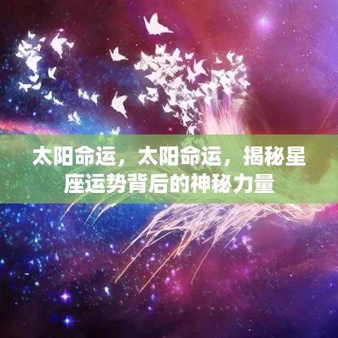 揭秘星座运势背后的神秘力量，太阳命运解析