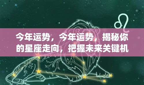 揭秘星座运势走向，掌握未来关键机遇的一年！