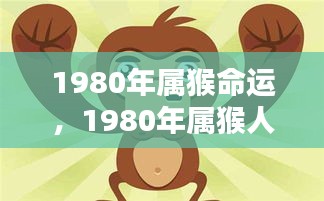 揭秘1980年属猴人的命运轨迹与人生起伏