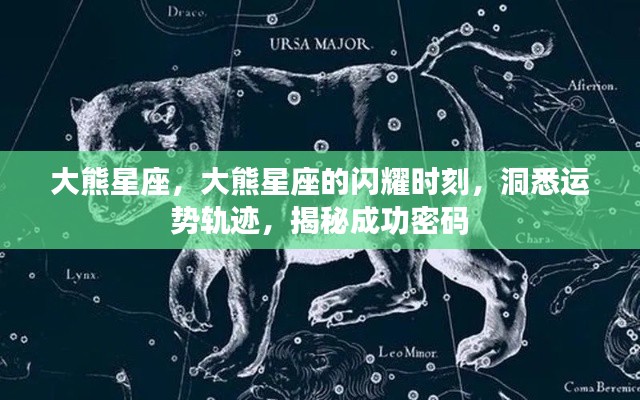 揭秘大熊星座的闪耀运势与成功密码