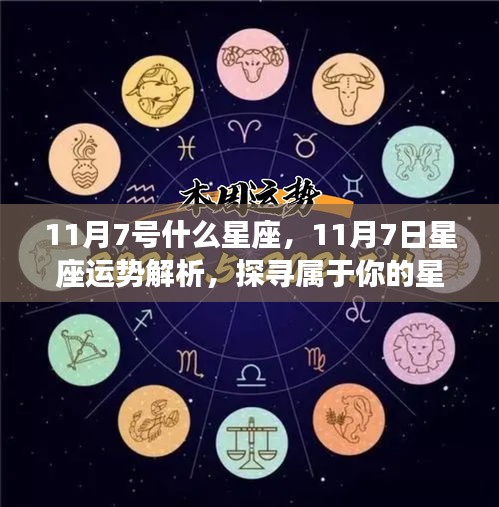 11月7日星座运势揭秘，探寻属于你的星辰轨迹，开启幸运之旅