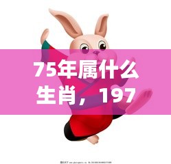 1975年属兔人的生肖运势及生肖解析