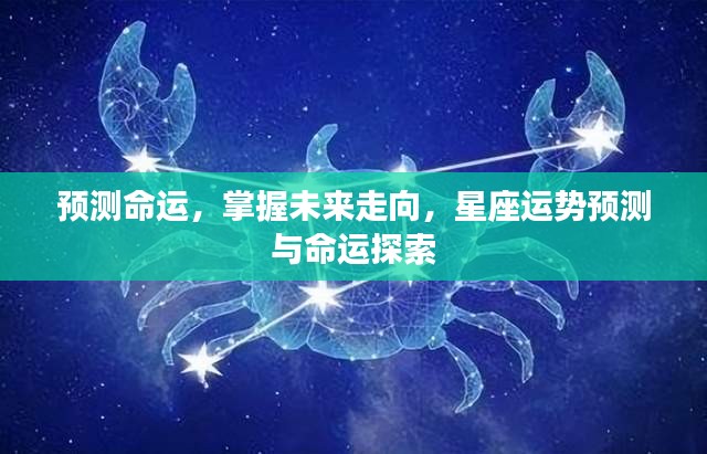 掌握未来命运走向，星座运势预测深度探索