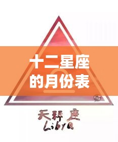 十二星座月份表及运势解析大全