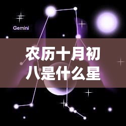 农历十月初八星座揭秘，探寻属于你的运势与星座神秘面纱