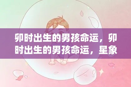 卯时出生男孩的命运星象指引与未来展望