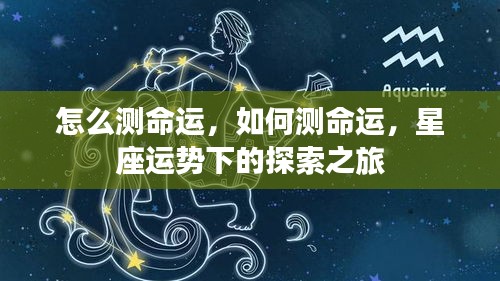 探索命运之谜，星座运势下的预测之旅