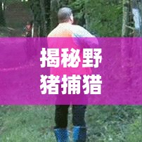 揭秘野猪捕猎利器，专业捕猎野猪器视频价格全解析