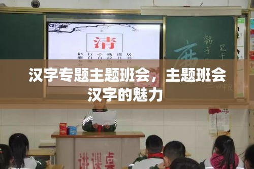 汉字专题主题班会，主题班会汉字的魅力 